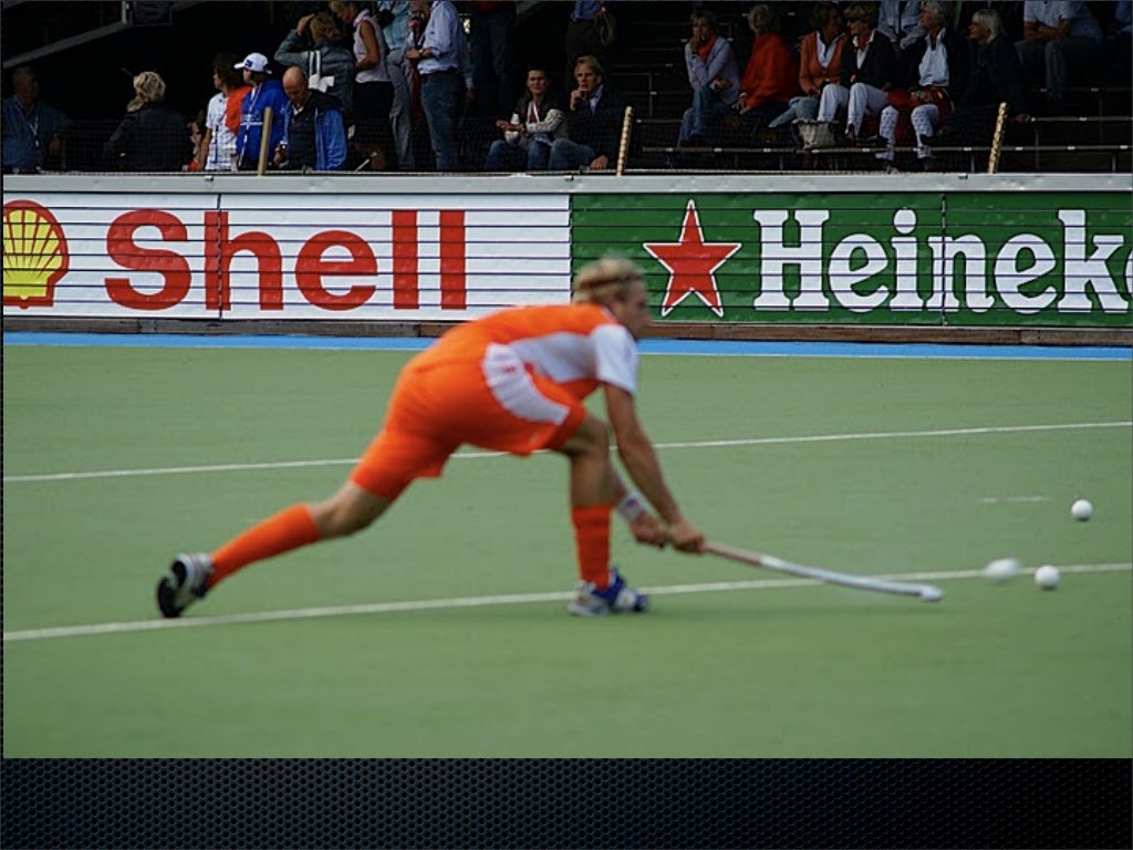 Field hockey play book reverse stick hit