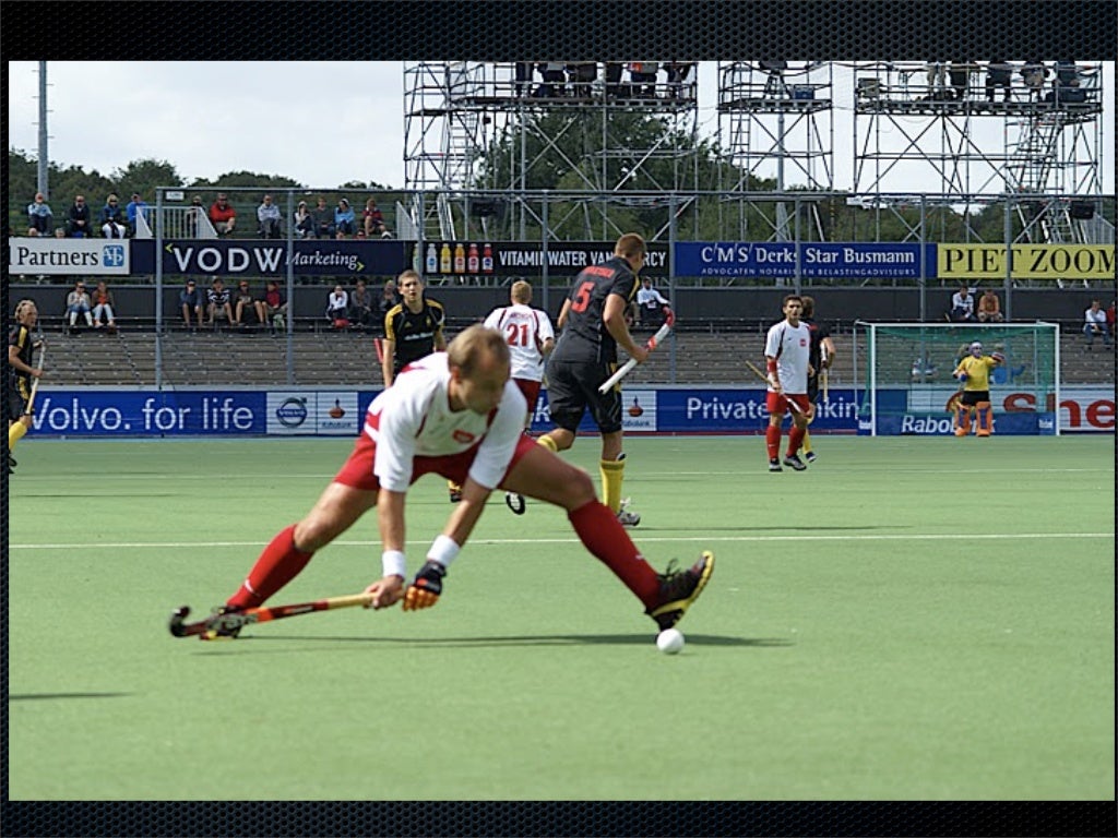 Field hockey playbook sweep hit