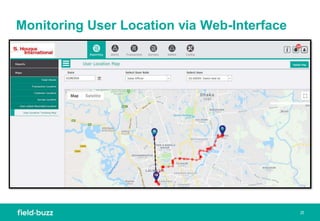 25
Monitoring User Location via Web-Interface
 
