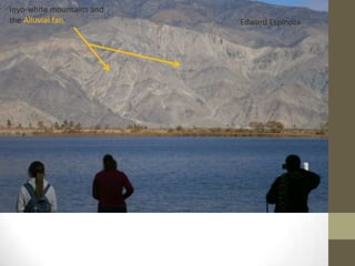 Inyo-white mountains and
the Alluvial fan.          Edward Espinoza
 