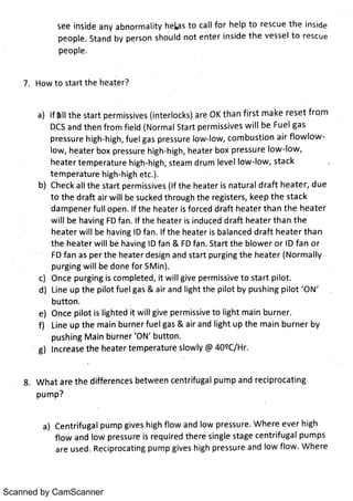 Field operator interview questions and answers | PDF