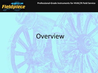 Professional-Grade Instruments for HVAC/R Field Service Overview 