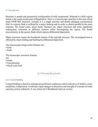 Geological Field Report On Sitakund Anticline Chittagong, Bangladesh | PDF