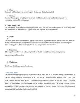 Geological Field Report On Sitakund Anticline Chittagong, Bangladesh | PDF