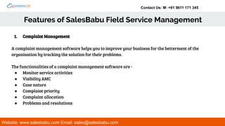 Field service management | PDF