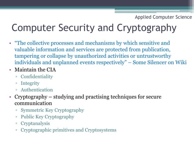 Fields in computer science | PDF