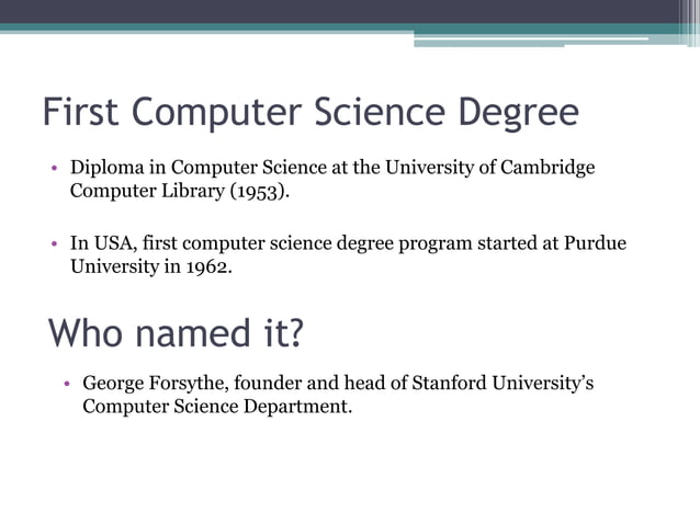 Fields in computer science | PDF