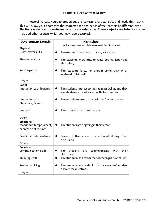 Field study 1 episode 2
