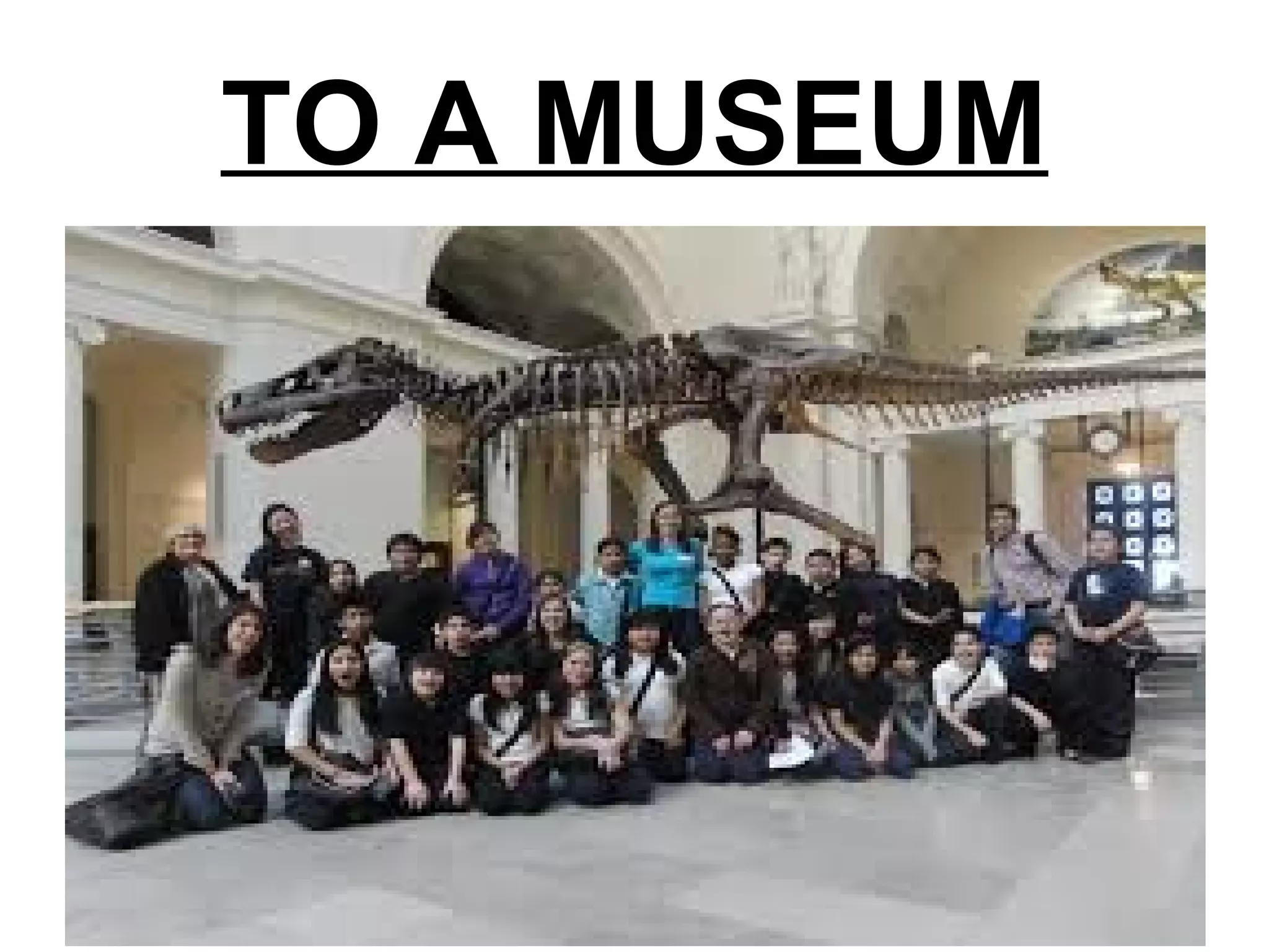 TO A MUSEUM
 