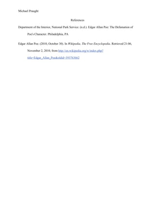 Poe Presentation Lesson Plan | DOC
