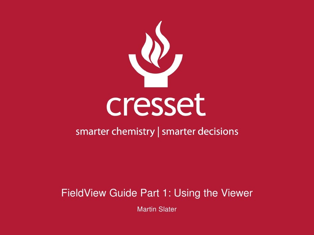 Fieldview guide part 1 the viewer