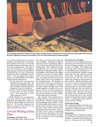 Field welding and cutting ductile iron pipe | PDF