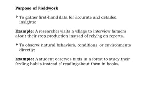 Comprehensive Guide to Fieldwork and Data Collection Methods in ...