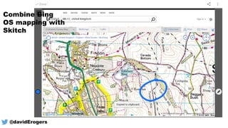Combine Bing
OS mapping with
Skitch
@davidErogers
 