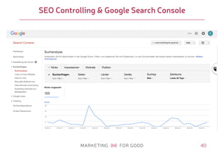 40
SEO Controlling & Google Search Console
 