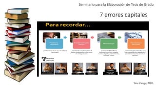 7 errores capitales
 