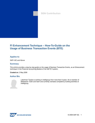Fi enhancement technique how-to-guide on the usage of business ...