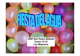 CEIP San Pedro Apóstol
Curso 13-14
Las Mojonera
 