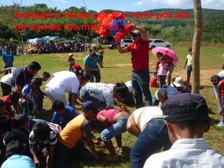 Aunque a veces por ir y venir por ahí
no somos los mismos.

 