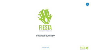 43
www.frgi.com
Financial Summary
 