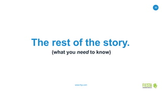 30
www.frgi.com
The rest of the story.
(what you need to know)
 