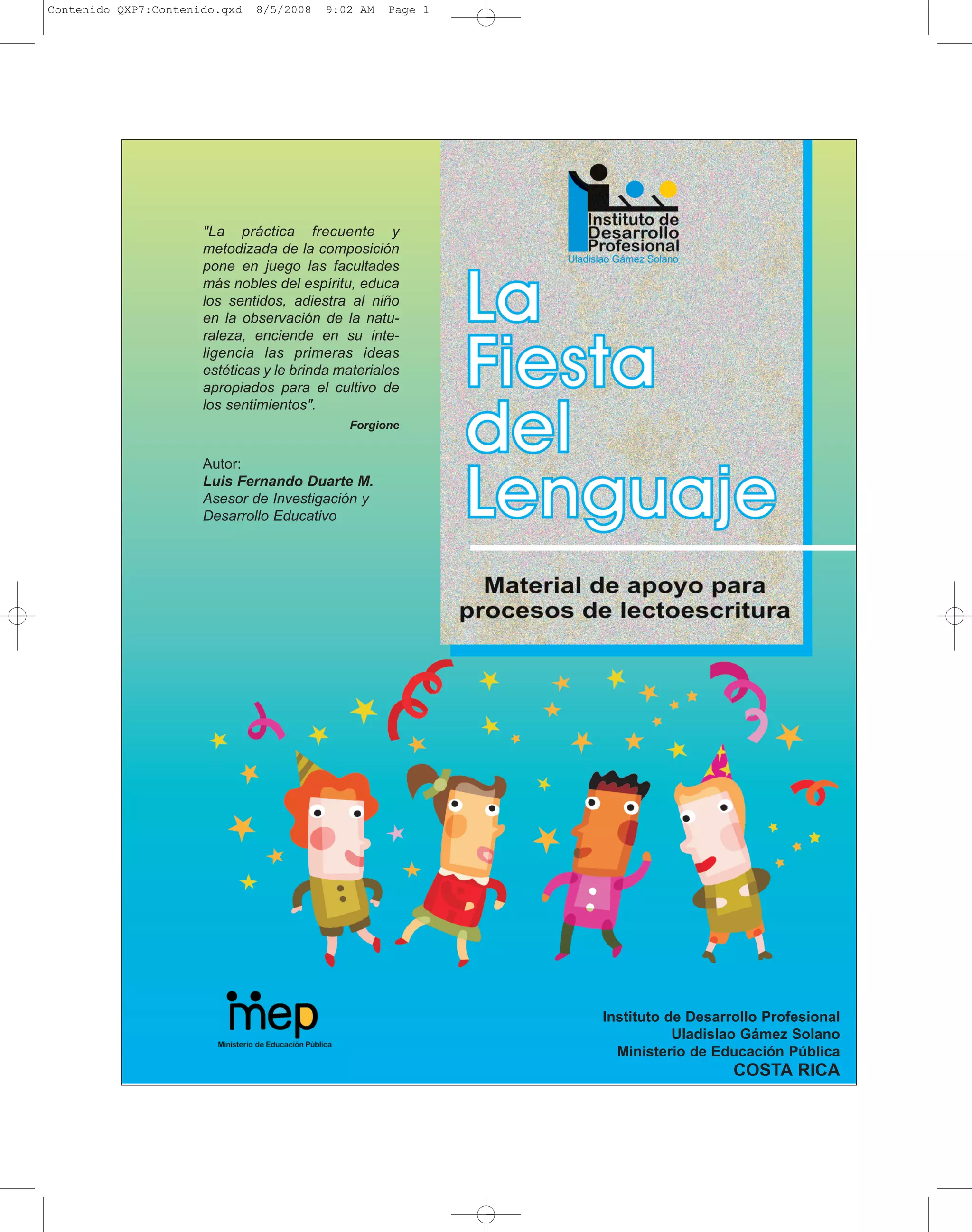 Fiesta lenguaje | PDF