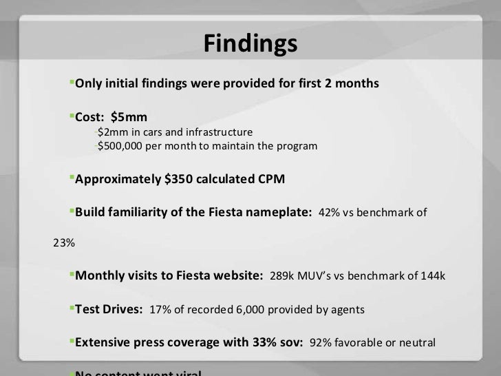 Fiesta Movement Case Study