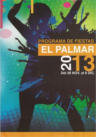 Programa Fiestas El palmar 2013