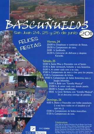Fiestas de Bascuñuelos 2011