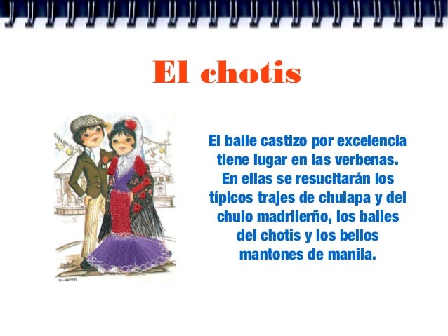 Resultado de imagen de CHOTIS CASTIZO