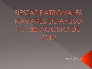 Fiestas patronales 2012