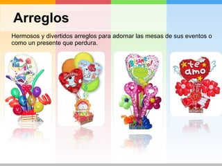 Arreglos Hermosos y divertidos arreglos para adornar las mesas de sus eventos o como un presente que perdura. 