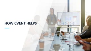 HOW CVENT HELPS
 