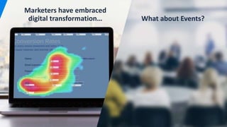 Marketers have embraced
digital transformation… What about Events?
 