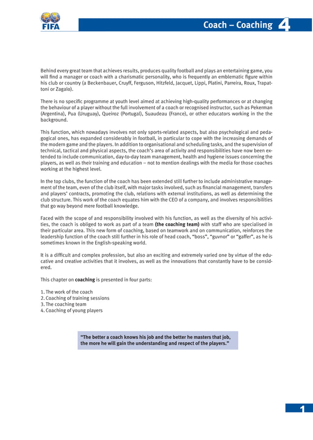 Fifa Coaching Manual , Fifa Coaching Manual – PYJPXH