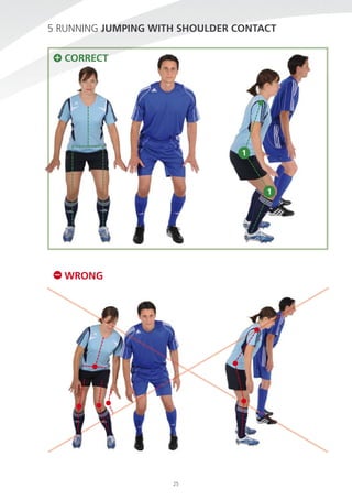 5 running JUmPiNG WiTh shOULDer cONTAcT
cOrrecT

1

1

WrONG

25

 