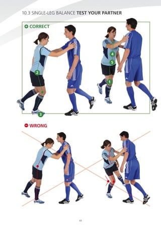 10.3 single-leg BAlAnce TesT YOUr PArTNer
cOrrecT

4
5
2
1

3

WrONG

49

 