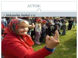 AUTOR:

 Aleksandar Jankul 1-11
 