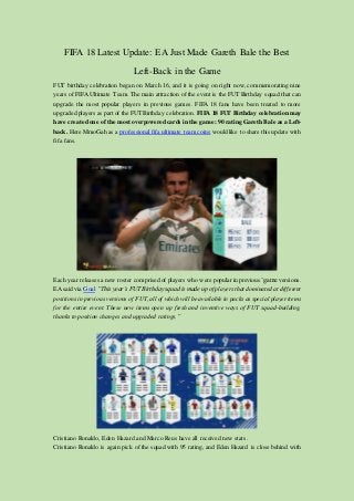 fifa 18 latest update fifa 18 latest update