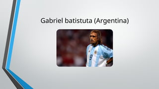 Gabriel batistuta (Argentina)
 