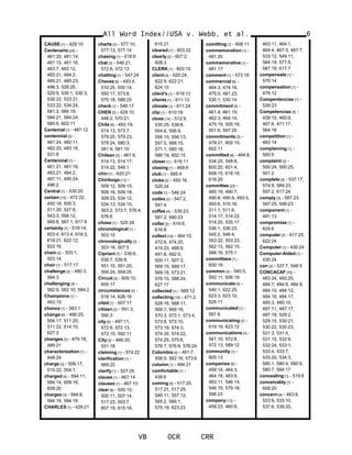 CAUSE [1] - 429:10
Centenario [25] -
461:20, 481:14,
481:15, 481:16,
483:7, 483:12,
483:21, 484:2,
485:21, 485:23,
496:3, 528:25,
529:9, 530:1, 530:3,
530:22, 533:21,
533:22, 534:24,
581:2, 584:19,
584:21, 584:24,
585:6, 602:11
Centenial [1] - 487:12
centennial [5] -
481:24, 482:11,
482:25, 483:18,
531:8
Centennial [7] -
461:21, 481:16,
483:21, 484:2,
487:11, 495:24,
496:2
Central [1] - 530:20
certain [10] - 472:22,
492:18, 505:3,
511:20, 527:8,
543:3, 558:12,
565:8, 567:1, 617:9
certainly [7] - 519:14,
603:4, 613:4, 619:3,
619:21, 622:12,
622:16
chain [2] - 503:1,
503:14
chair [1] - 517:17
challenge [2] - 480:3,
584:3
challenging [3] -
582:9, 582:10, 584:2
Champions [1] -
493:15
chance [1] - 563:1
change [6] - 490:25,
504:17, 511:20,
511:22, 514:10,
627:3
changes [2] - 479:18,
489:21
characterization [1] -
448:24
charge [3] - 506:17,
515:22, 554:1
charged [4] - 594:11,
594:14, 609:16,
609:20
charges [3] - 594:8,
594:16, 594:19
CHARLES [1] - 429:21
charts [3] - 577:10,
577:13, 577:14
chasing [1] - 618:6
chat [3] - 546:21,
572:8, 572:13
chatting [1] - 547:24
Chavez [8] - 493:4,
510:25, 550:14,
550:17, 573:8,
575:18, 588:25
check [1] - 546:17
CHEN [3] - 429:10,
448:2, 570:21
Chile [9] - 483:19,
514:13, 573:7,
579:20, 579:23,
579:24, 580:3,
581:9, 581:10
Chilean [5] - 461:9,
514:13, 514:17,
514:22, 548:1
chin [1] - 620:21
Chiriboga [13] -
509:12, 509:15,
509:16, 509:18,
509:23, 534:12,
534:13, 534:15,
563:2, 573:7, 576:4,
576:6
chose [1] - 520:24
chronological [1] -
503:15
chronologically [2] -
503:18, 507:5
Cipriani [7] - 539:6,
539:7, 539:8,
551:15, 551:20,
559:24, 559:25
Circuit [2] - 605:10,
605:17
circumstances [2] -
518:14, 626:16
cited [1] - 607:17
citizen [2] - 591:3,
592:3
city [5] - 497:11,
572:8, 572:13,
572:15, 592:11
City [2] - 466:20,
531:18
claiming [1] - 574:22
clarification [1] -
569:22
clarify [1] - 527:25
clause [1] - 467:14
clauses [1] - 467:10
clear [8] - 500:10,
500:11, 507:14,
517:23, 593:7,
607:19, 615:16,
615:21
cleared [1] - 603:22
clearly [2] - 607:2,
608:3
CLERK [1] - 603:15
client [4] - 620:24,
622:9, 622:21,
624:15
client's [1] - 619:13
clients [1] - 611:13
climate [1] - 611:24
clip [1] - 610:18
close [14] - 512:9,
535:25, 539:8,
554:6, 556:9,
556:10, 556:13,
557:5, 568:15,
571:1, 580:18,
586:19, 602:15
closer [1] - 618:11
closing [1] - 469:6
club [1] - 585:4
clubs [2] - 493:16,
526:24
code [1] - 546:24
codes [2] - 547:2,
547:4
coffee [4] - 535:23,
587:2, 590:23
collar [2] - 616:6,
616:8
collect [16] - 464:10,
472:6, 474:20,
474:23, 488:9,
491:8, 492:5,
500:11, 507:3,
569:15, 569:17,
569:18, 573:21,
576:15, 588:24,
627:17
collected [1] - 569:12
collecting [19] - 471:2,
528:16, 568:11,
569:7, 569:16,
570:3, 573:1, 573:4,
573:8, 573:10,
573:19, 574:3,
574:20, 574:22,
574:25, 575:6,
576:7, 576:8, 576:24
Colombia [4] - 461:7,
558:9, 562:16, 573:6
column [1] - 494:21
comfortable [1] -
438:6
coming [9] - 517:20,
517:21, 517:25,
546:11, 557:12,
565:2, 566:1,
575:19, 623:23
comitting [1] - 608:11
commemoration [1] -
481:20
commemorative [1] -
481:17
comment [1] - 573:18
commercial [6] -
464:3, 474:16,
475:5, 481:23,
530:1, 530:14
commitment [9] -
461:4, 461:19,
462:3, 464:14,
475:19, 505:16,
551:6, 597:25
commitments [3] -
479:21, 602:10,
602:11
committed [8] - 464:8,
534:25, 548:8,
600:20, 601:4,
608:15, 618:18,
618:20
committee [23] -
485:19, 490:7,
490:8, 490:9, 493:5,
493:6, 510:16,
511:1, 511:6,
514:17, 514:22,
514:25, 535:17,
536:1, 536:23,
545:2, 546:4,
553:22, 553:23,
562:13, 562:15,
566:16, 575:1
committees [1] -
600:19
common [3] - 540:5,
592:11, 606:19
communicate [5] -
540:1, 622:25,
623:3, 623:10,
625:11
communicated [1] -
591:6
communicating [2] -
619:19, 623:12
communications [4] -
541:10, 572:8,
572:13, 589:12
community [1] -
605:13
companies [9] -
459:14, 464:3,
464:18, 483:9,
483:11, 546:14,
546:15, 579:18,
596:23
company [13] -
459:23, 460:8,
All Word Index//USA v. Webb, et al.
VB OCR CRR
6
463:11, 464:1,
464:4, 467:3, 467:7,
533:12, 549:11,
564:19, 577:5,
587:19, 617:7
compensate [1] -
579:14
compensation [1] -
479:12
Compentencias [1] -
539:23
Competencias [5] -
459:15, 460:9,
467:6, 471:17,
564:18
competition [1] -
483:14
complaining [1] -
500:5
complaint [3] -
500:24, 500:25,
501:2
complete [5] - 537:17,
574:9, 589:23,
597:2, 617:24
comply [3] - 597:23,
597:25, 599:23
component [1] -
491:13
compromise [1] -
624:6
computer [2] - 617:25,
622:24
Computer [1] - 430:24
Computer-Aided [1] -
430:24
con [2] - 537:7, 548:5
CONCACAF [35] -
483:24, 483:25,
484:7, 484:8, 484:9,
484:10, 484:12,
484:16, 484:17,
485:3, 485:10,
487:11, 487:17,
487:18, 529:2,
529:15, 530:21,
530:22, 530:23,
531:3, 531:4,
531:10, 532:9,
532:24, 533:1,
533:4, 533:7,
533:20, 534:3,
580:1, 580:4, 580:6,
580:7, 584:17
concealing [1] - 519:8
conceivably [1] -
609:20
concern [8] - 463:8,
533:9, 533:10,
537:6, 539:20,
 