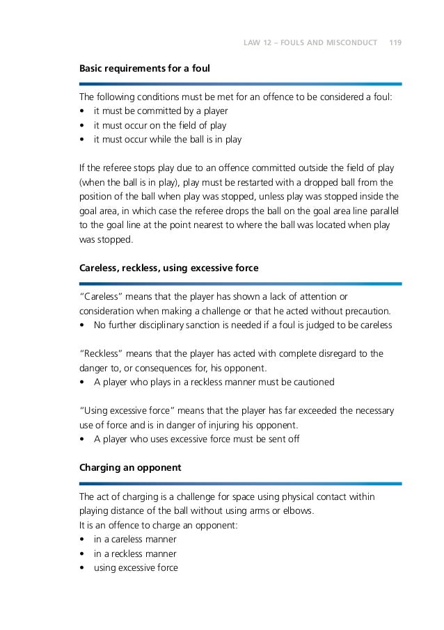 FIFA Laws of the Game