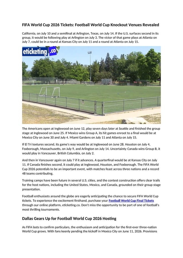 FIFA World Cup 2026 Training Camp Locations for FIFA 2026 Teams.docx