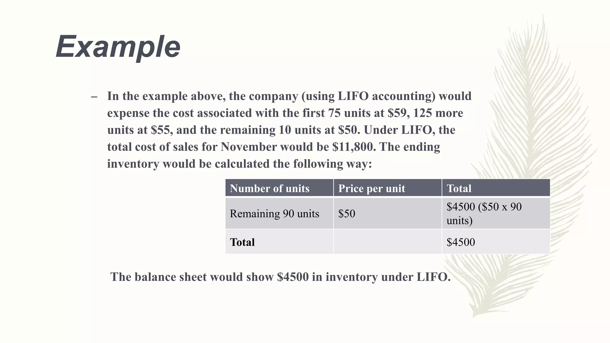 An introduction to FIFO & LIFO. | PPTX