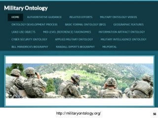 56http://militaryontology.org/
 