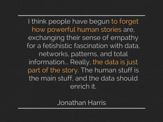 Fifth Elephant 2014 talk - Crafting Visual Stories with Data