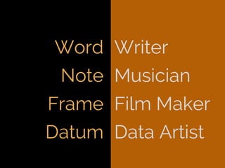 Fifth Elephant 2014 talk - Crafting Visual Stories with Data