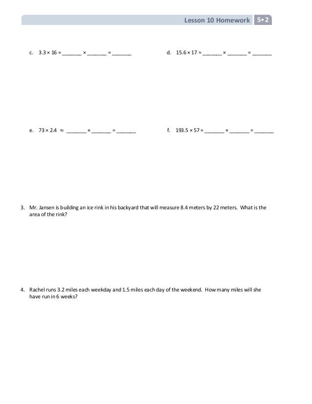 Eureka Math Grade 5 Module 2 Lesson 16 Homework Answer Key Francesc  Eureka Math Grade 5 Module 2 Lesson 16 Homework Answer Key Francesc