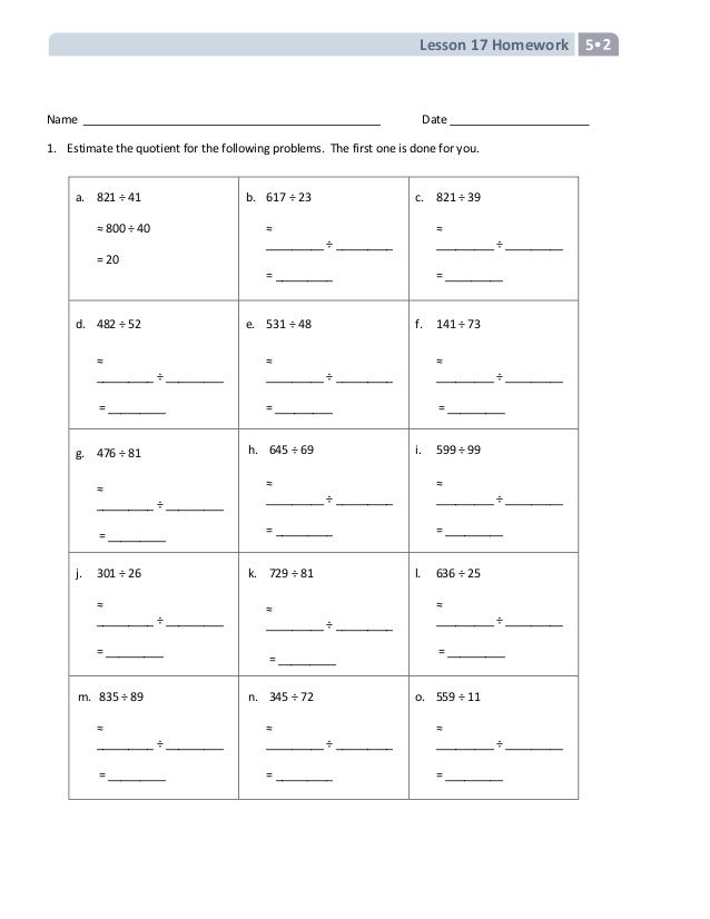 lesson 11 homework module 2 grade 5