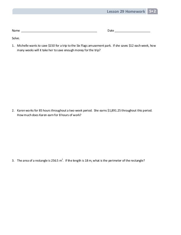 Lesson 28 homework answer key grade 5 image